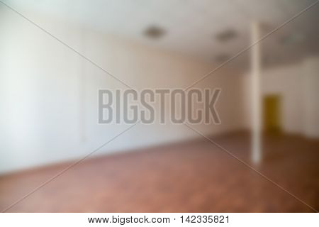 Common office building interior  theme creative abstract blur background with bokeh effect