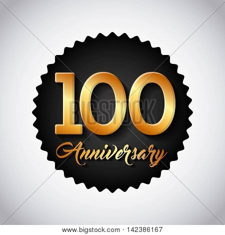 aniversary card icon design, vector illustration eps10