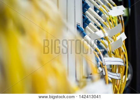 Fiber Optic Cable Network Is Another. Capable Of Receiving - Transmitting Distance In Kilometers And