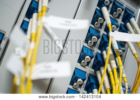 Fiber Optic Cable Network Is Another. Capable Of Receiving - Transmitting Distance In Kilometers And