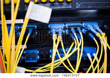 Fiber Optic Cable Network Is Another. Capable Of Receiving - Transmitting Distance In Kilometers And