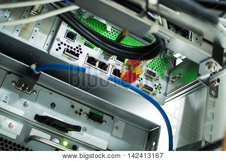 Fiber Optic Cable Network Is Another. Capable Of Receiving - Transmitting Distance In Kilometers And