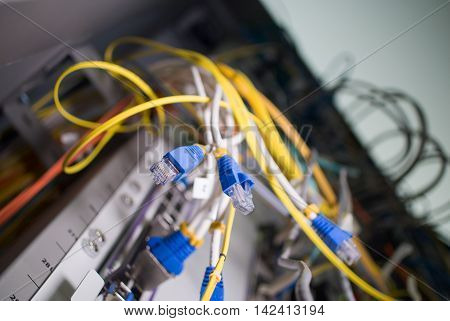 Fiber Optic Cable Network Is Another. Capable Of Receiving - Transmitting Distance In Kilometers And