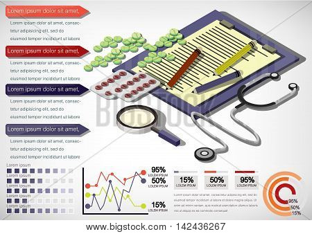 Illustration Of Infographic Medical Concept
