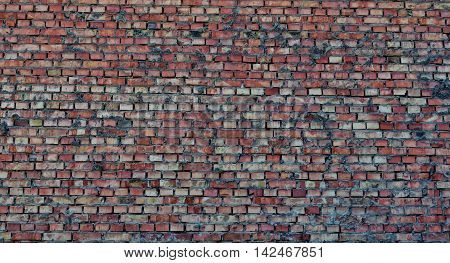 Structure of an old brick wall for use as textures