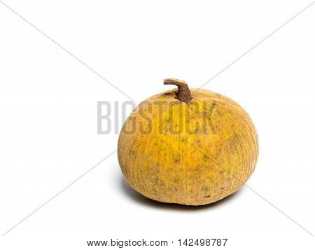 Fresh Santol fruit on white isolate background.