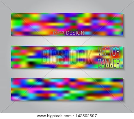 Blurred rainbow background. Layout book cover, flyers, brochures, posters.  Business print template. Set backgrounds for creative design.
