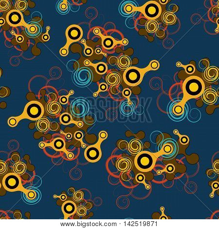 Vector seamless pattern. Modern stylish texture. Repeating abstract background. Eps10