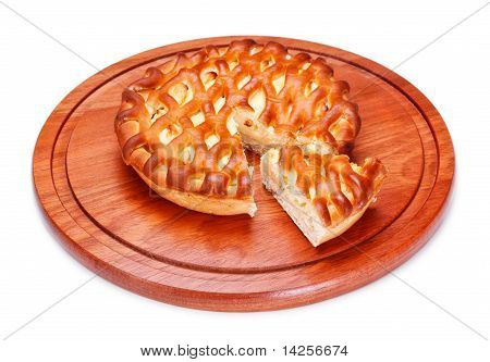 Torta con ripieno di ricotta