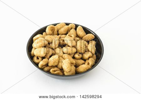 Traditional Indian sweet - Gavvalu or jaggery shells