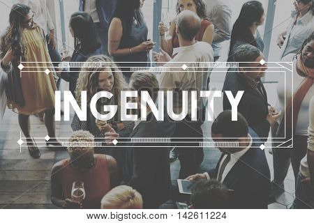 ingenuity Inventiveness Cleverness Insight Creativity Concept