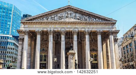 Royal Stock Exchange In London Hdr