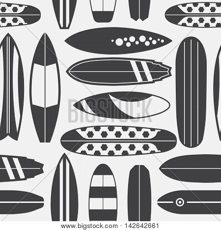 Surfboard Seamless Pattern