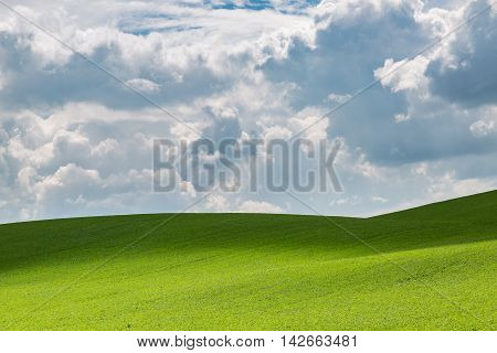 Fields Near Hodonin In Moravia