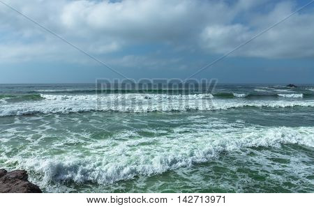 Scenic view of the Atlantic Ocean Coast Morocco Africa