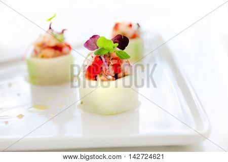 Beautiful and colorful sushi. Perfect for blogs or marketing.