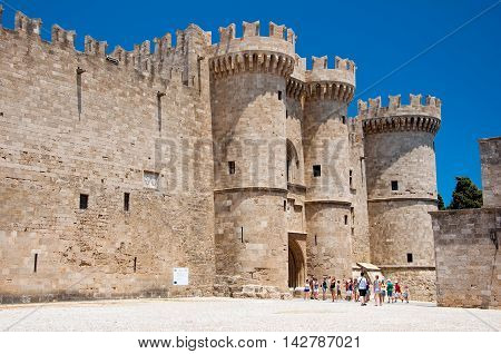 Knights Grand Master Palace in the Medieval town.