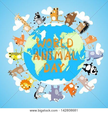 Banner World Animal Vector Photo Free Trial Bigstock