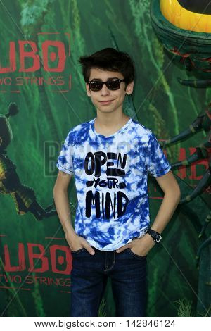 LOS ANGELES - AUG 14:  Aidan Gallagher at the 
