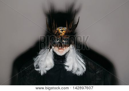 Evil Wizard In Mask