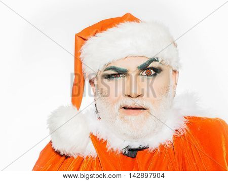 Surprised Santa Claus
