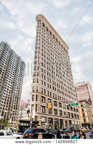Flatiron Building At Nyc