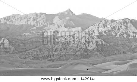 Dunes de sable de Death Valley Californie