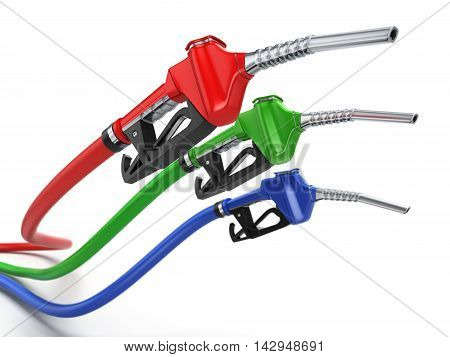 3D Rendering Refueling Nozzle