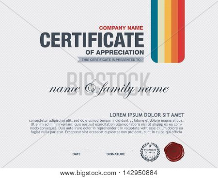 Certificate Template.