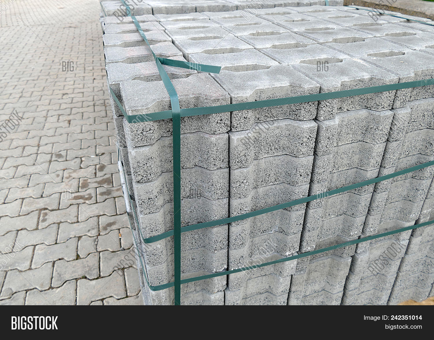 Stone Parquet Pavement Image Photo Free Trial Bigstock