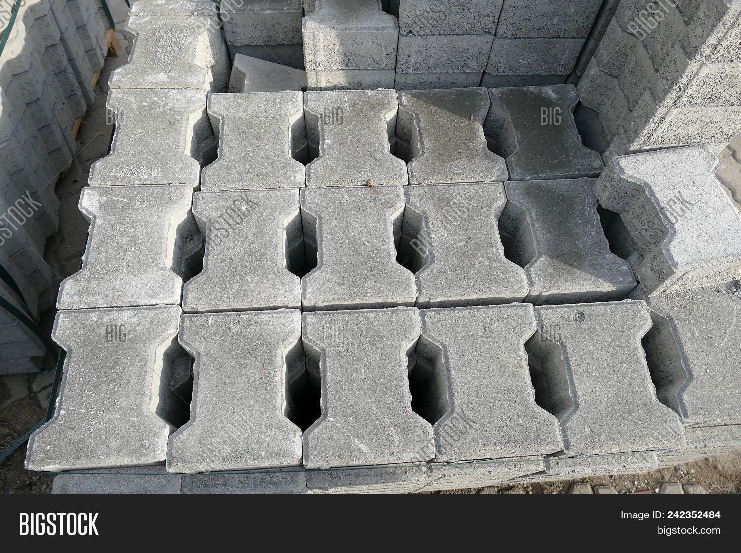 Stone Parquet Pavement Image Photo Free Trial Bigstock