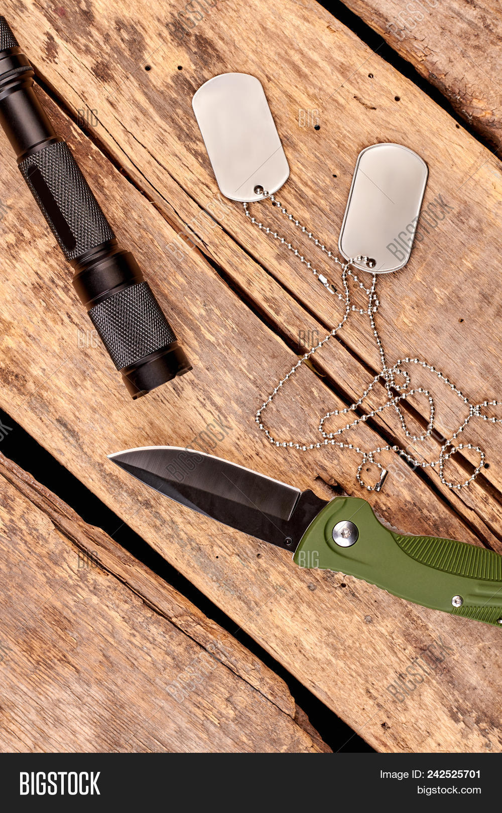 Pocket Knife, Dog Tags Image & Photo (Free Trial) Bigstock