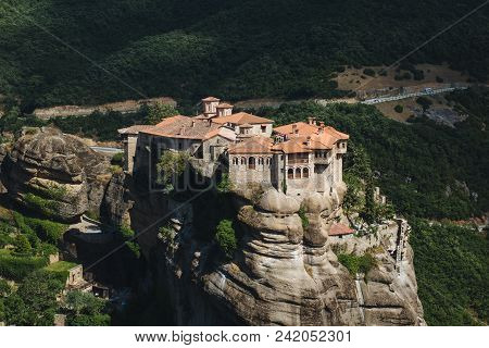 Monastery Of The Great Meteoron - The Largest Monastery In Meteor