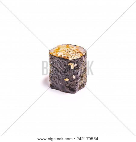 Unagi Roru Roll On White Background