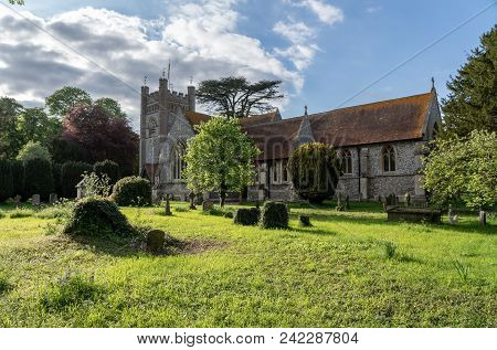 Church To St Mary The Virgin In The Chilterns Village Of Hambleden In Buckinghamshire