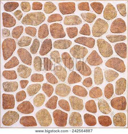 Abstract Seamless Pattern For Designers With Concrete Causeway Road From Ciment