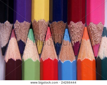 Crayons de couleur.