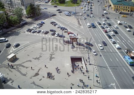 View From The Skyscraper To The Area Of Ilyicha Square
