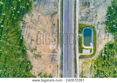 Aerial View On The Route