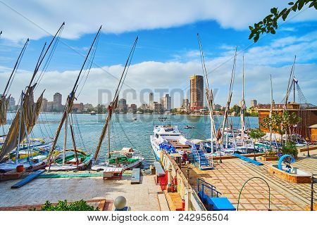 The Downtown District Is Popular Tourist Destination, Facing The Nile River, It Boasts Many Tourist 