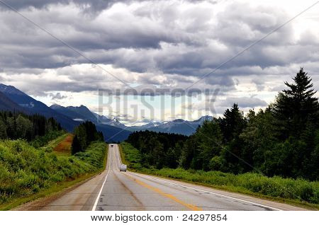 Jasper national park Road