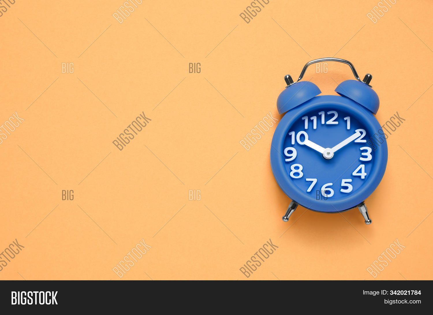 Alarm Clock On Orange Image & Photo (Free Trial) | Bigstock