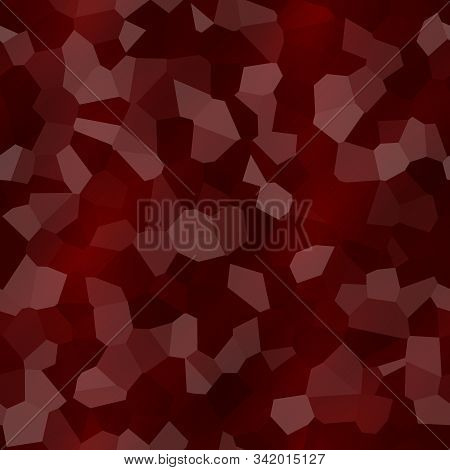 Mahogony Burgundy Red Seamless Mosaic Stony Surface Tileable Coarse Texture