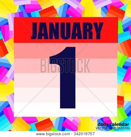 January 1 Icon Vector Photo Free Trial Bigstock