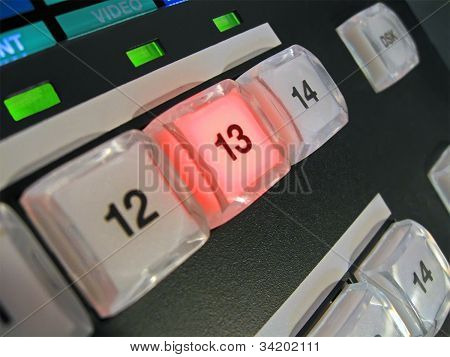 Abstrakte magt tasterne på kontrolpanelet, udstyr detaljer