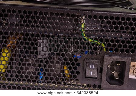 Closeup Of The New Modern Computer Psu