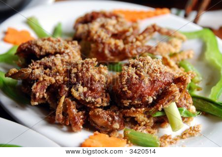 Softshell ปูในฮานอย