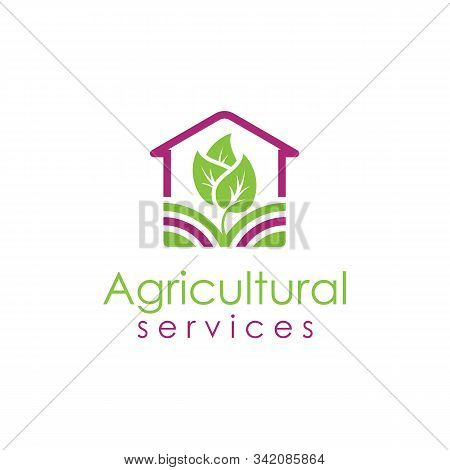 Agricultural Green Logo Design Template Unique Simple