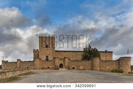 The Castle Of Pedraza Is An Ancient Fortress Located In The Town Of Pedraza. Spain.