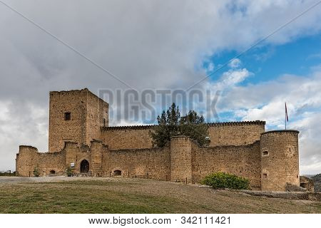The Castle Of Pedraza Is An Ancient Fortress Located In The Town Of Pedraza. Spain.